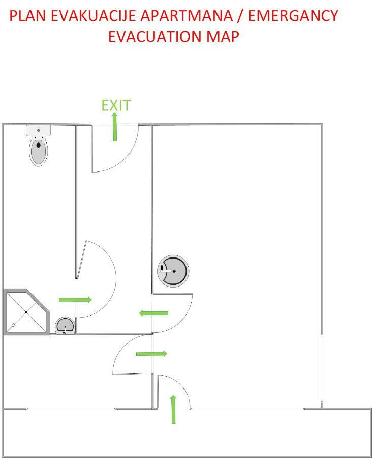 Studio Apartman Tirkiz 자그레브 외부 사진